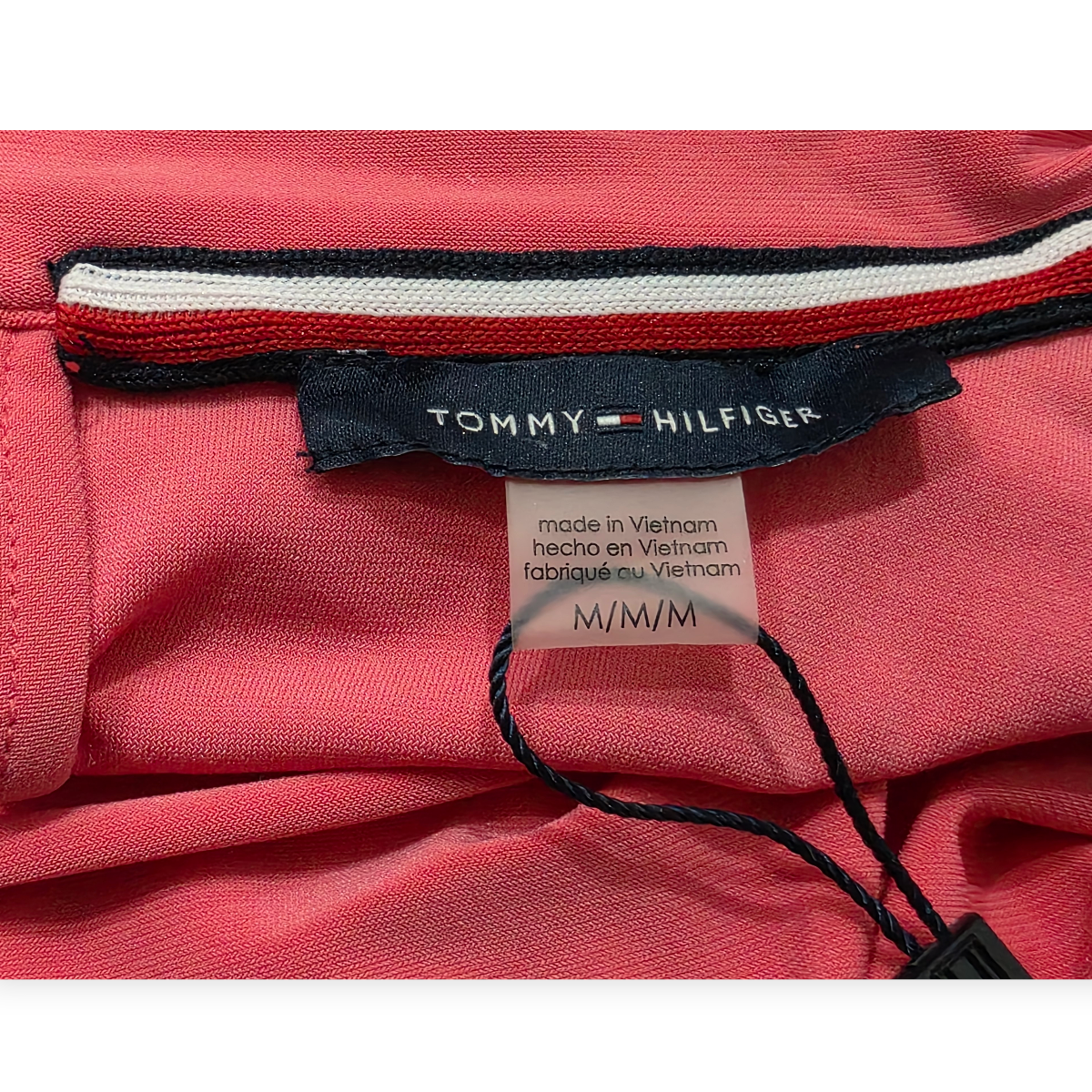 Blusa Tommy Hilfiger De Mujer Mediana Rosa Oscuro Sin Mangas