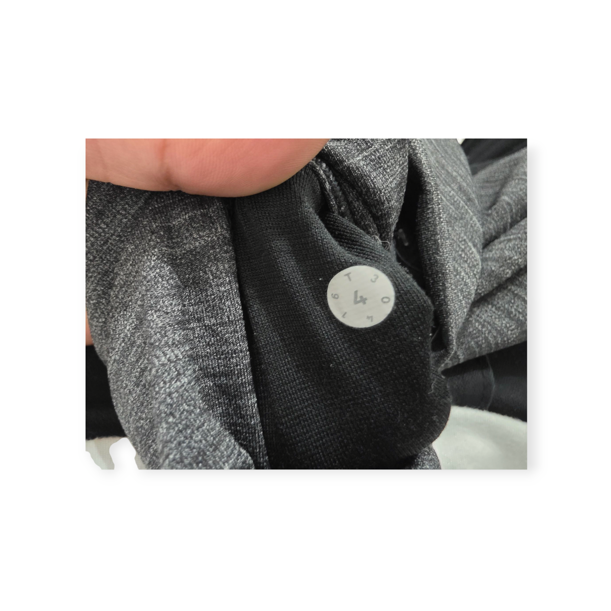 Legging Lululemon Talla 4 Color Gris Oscuro