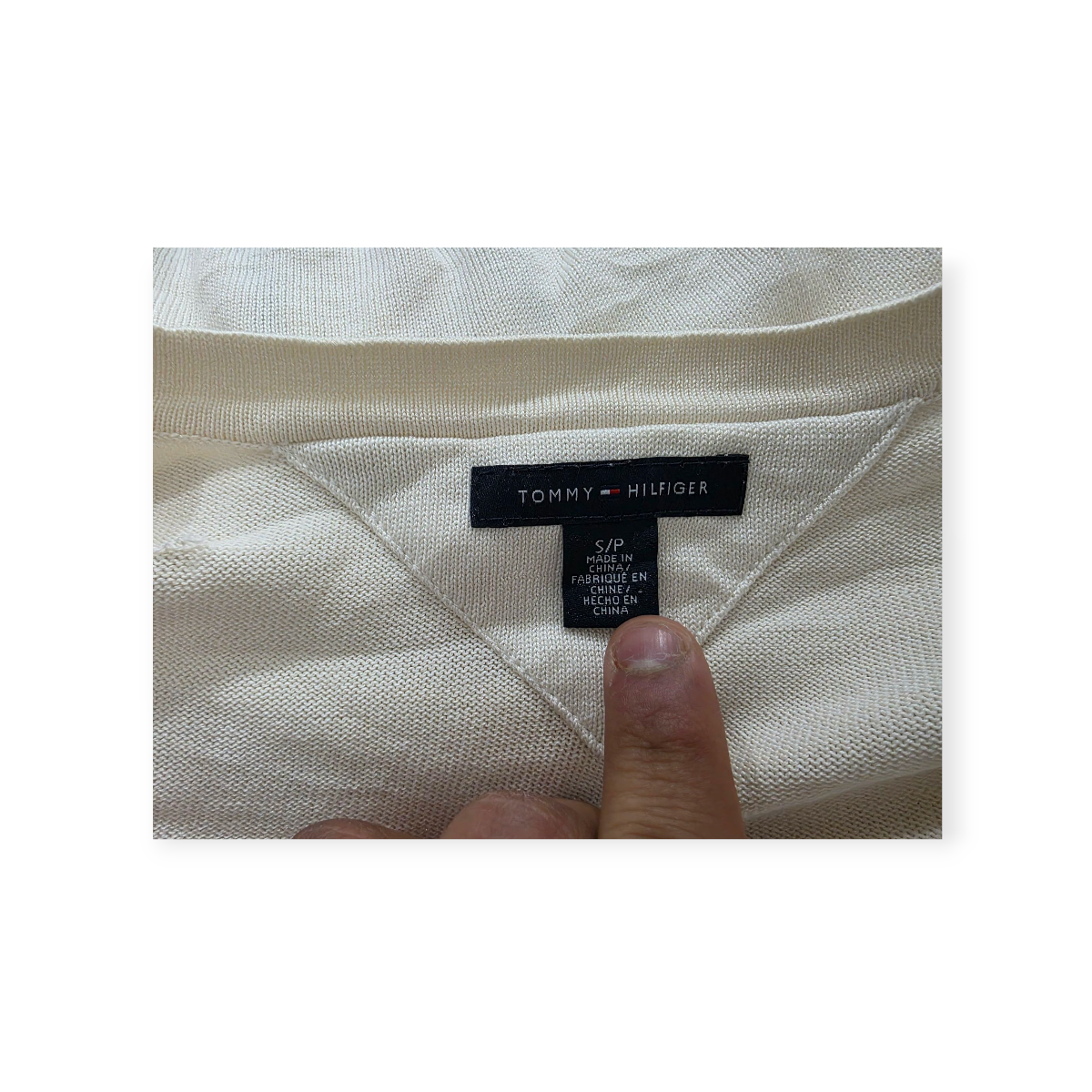 Sueter Tommy Hilfiger Chico S Color Beige