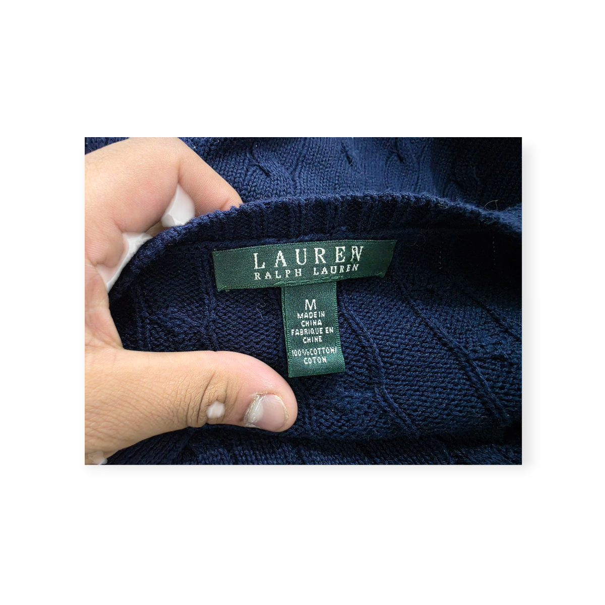 Sueter Ralph Lauren Mediana M Azul Marino