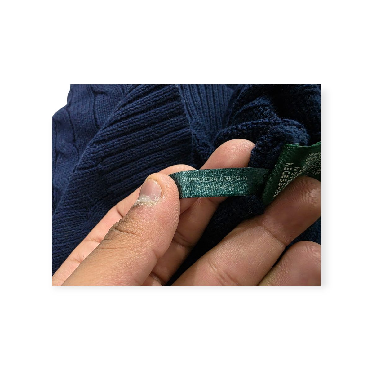 Sueter Ralph Lauren Mediana M Azul Marino
