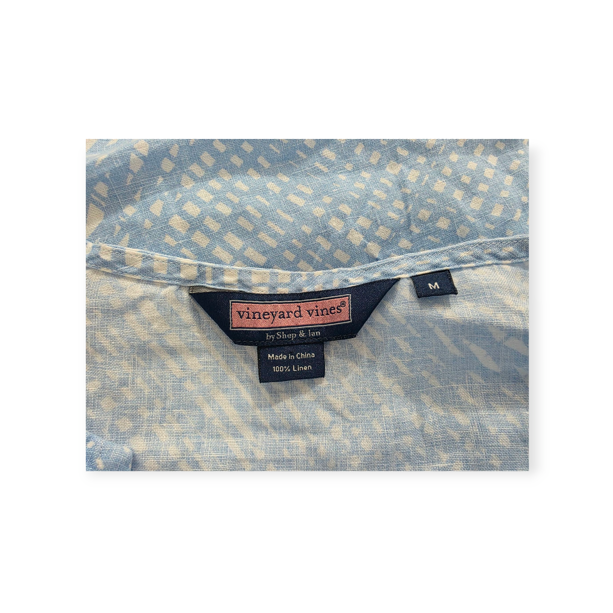 Blusa Vineyard Vines Mediana M Azul Claro