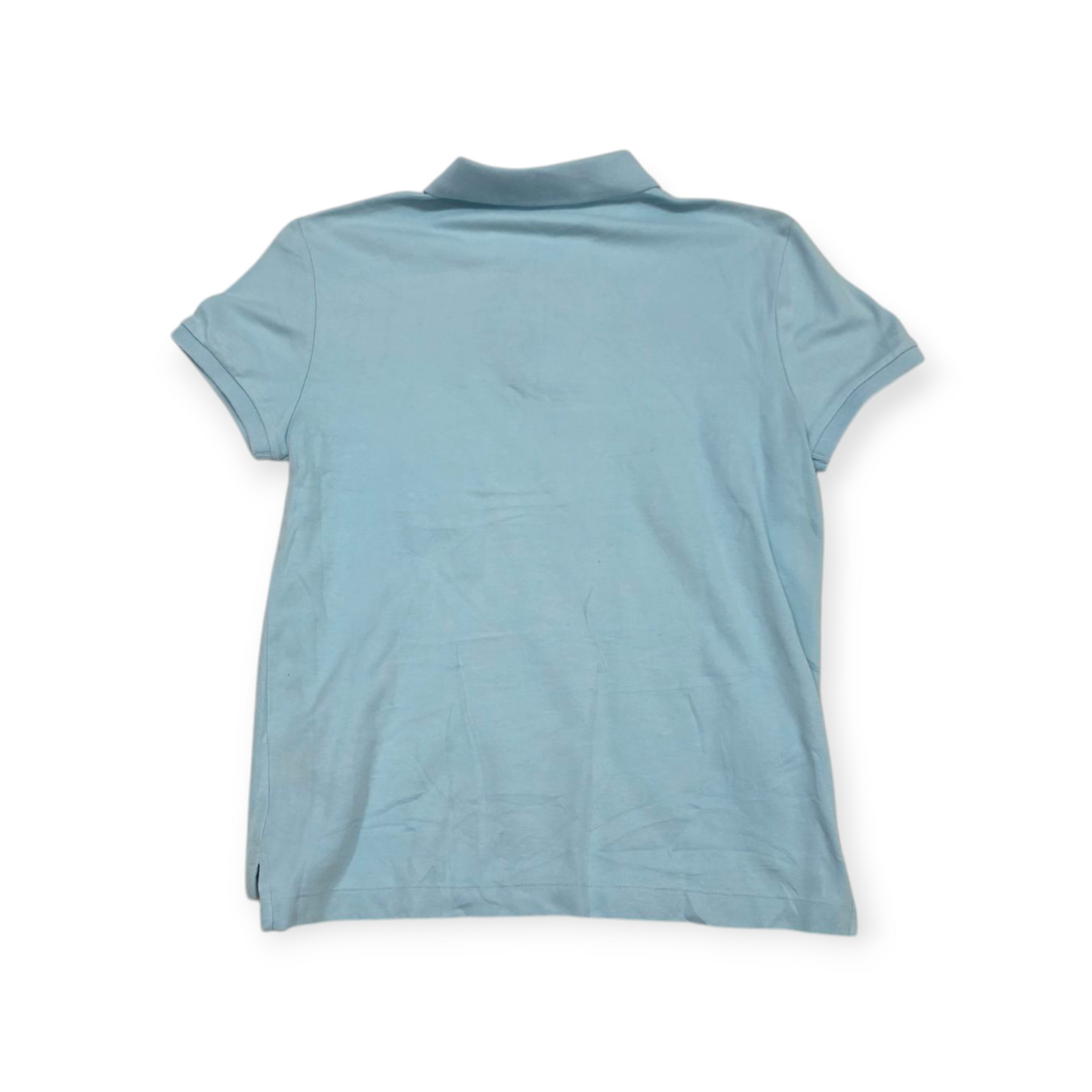 Playera Ralph Lauren Sport Grande L Azul Claro Poni Blanco