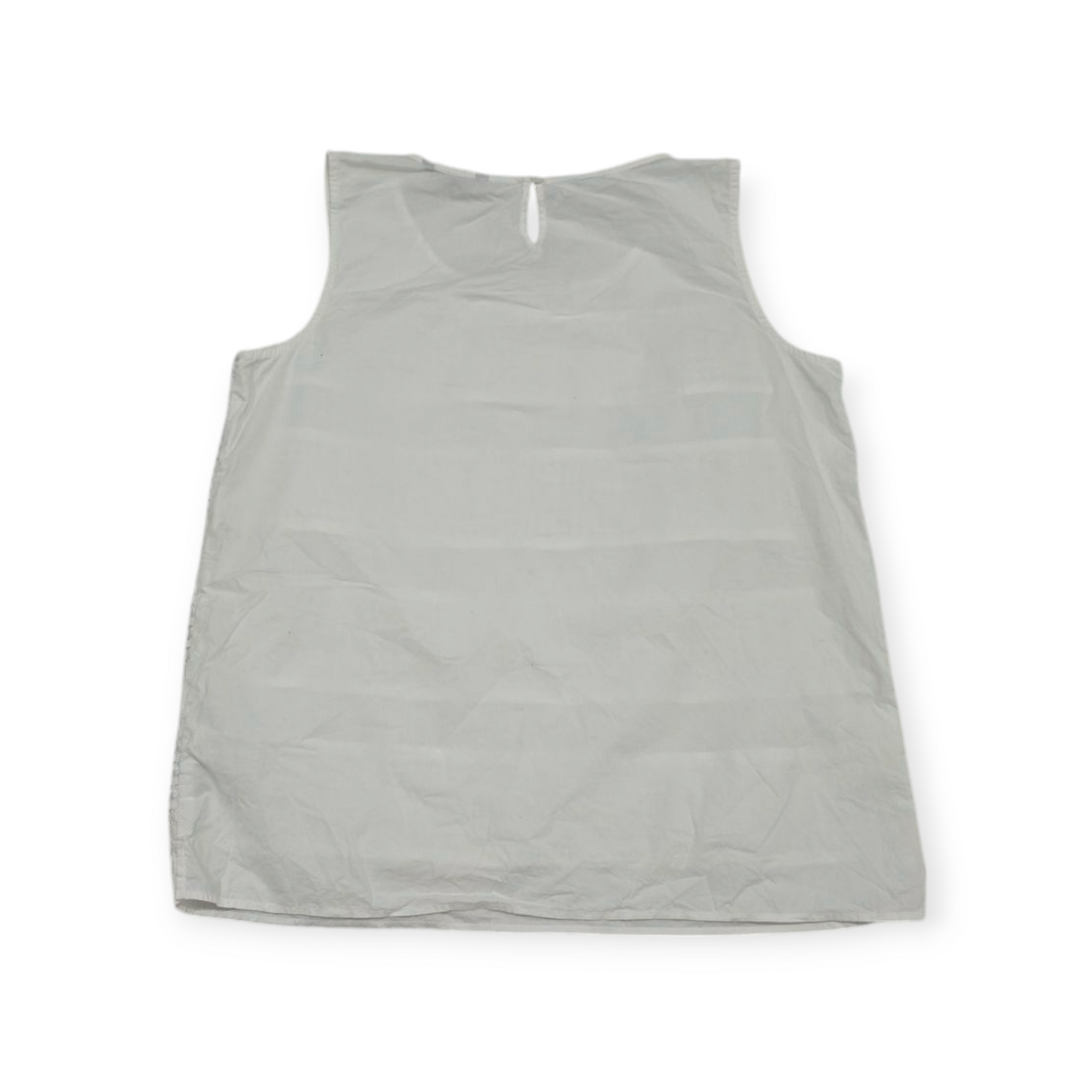 Blusa Tommy Hilfiger Grande L Blanca De Encaje