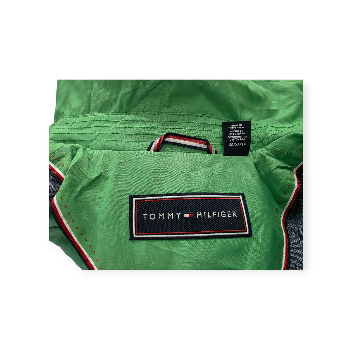 Gabardina Tommy Hilfiger Xchico Xs Color Verde