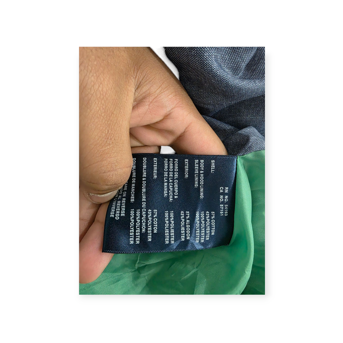 Gabardina Tommy Hilfiger Xchico Xs Color Verde