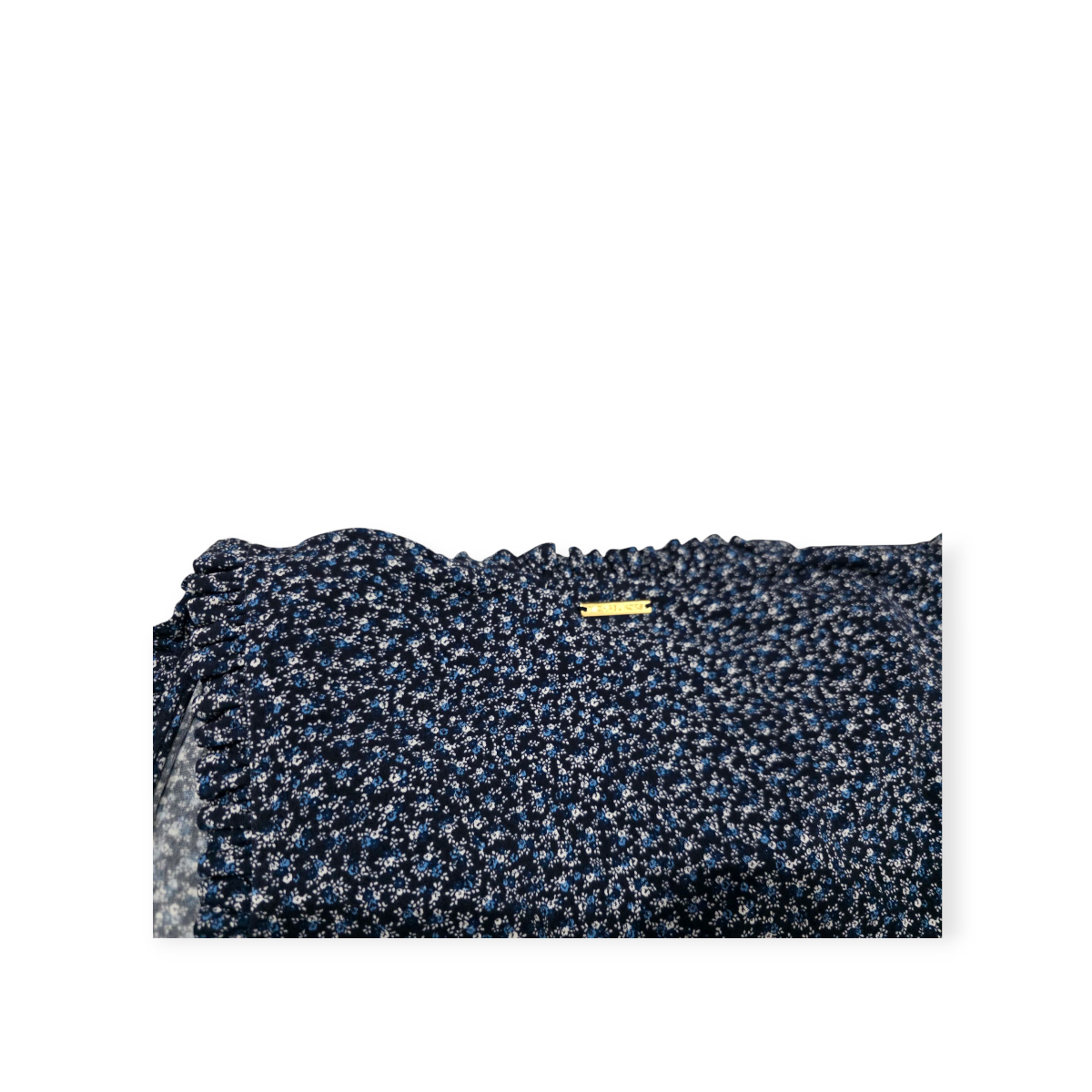 Vestido Michael Kors Xgrande Xl Azul Floreado