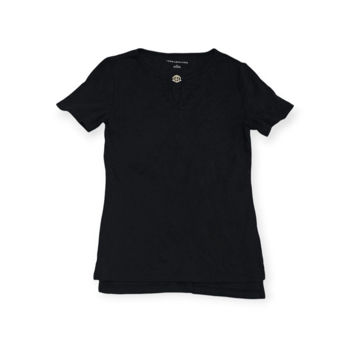 Playera Tommy Hilfiger Chico S Negra