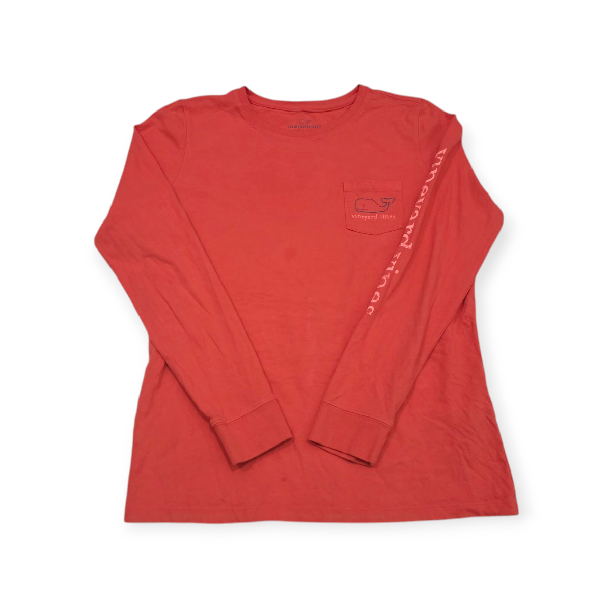 Playera Manga Larga Vineyard Vines Chico S Coral