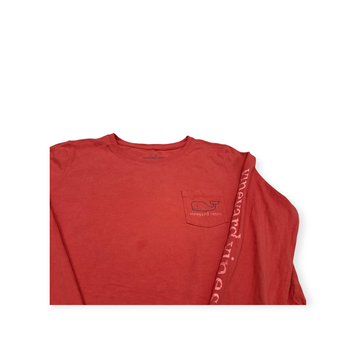 Playera Manga Larga Vineyard Vines Chico S Coral