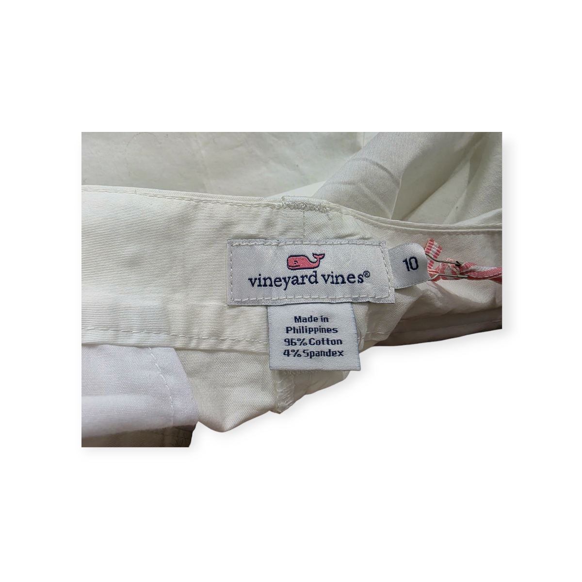Short Vineyard Vines Talla 10 Color Blanco