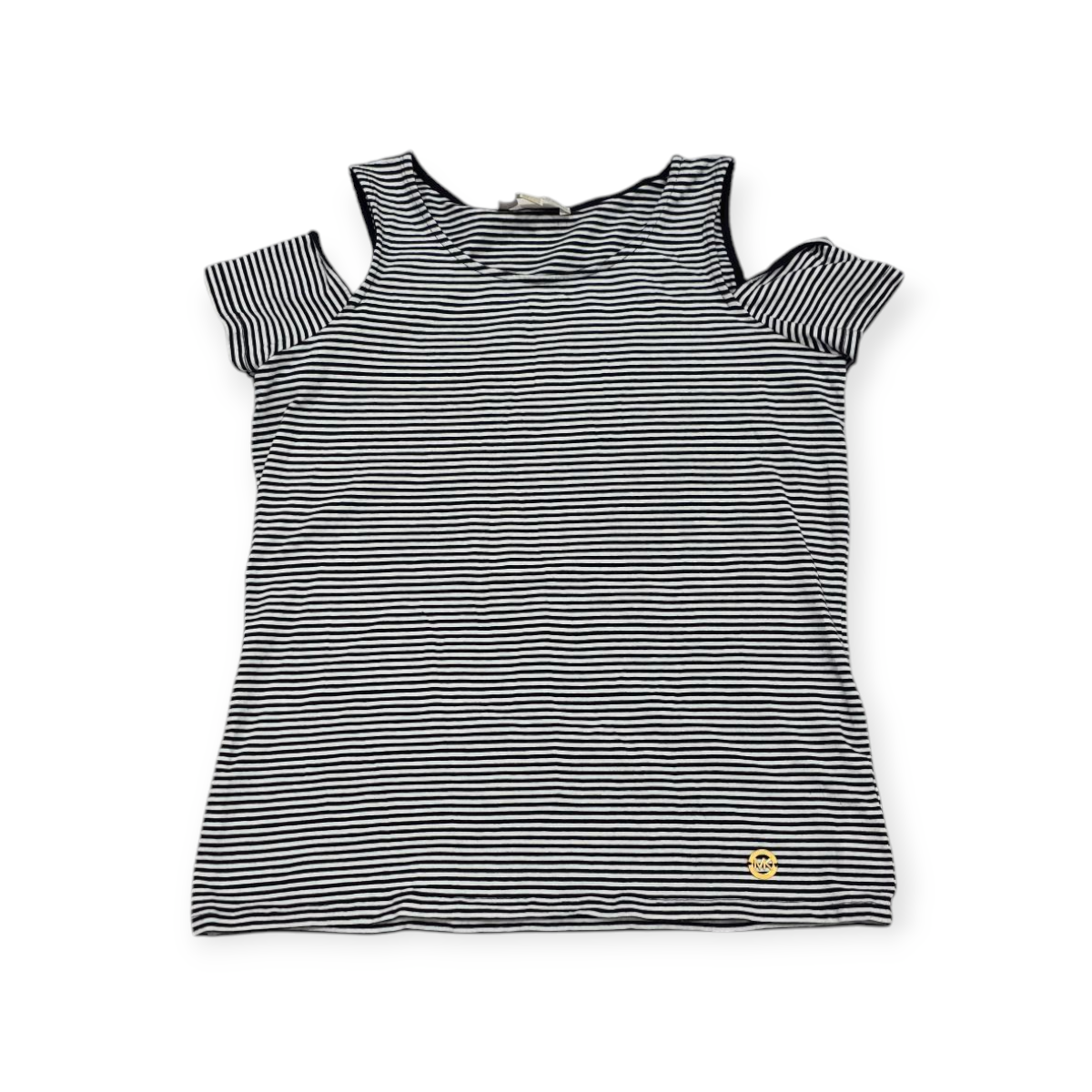 Playera Michael Kors Mediana M Lineas Blanco Negro