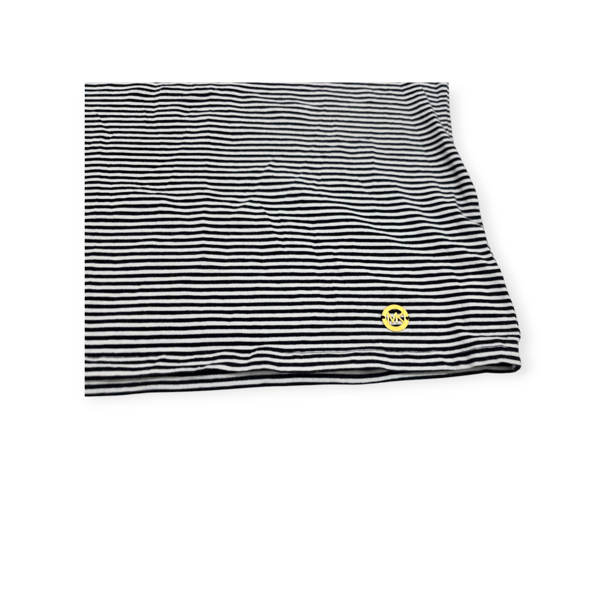 Playera Michael Kors Mediana M Lineas Blanco Negro