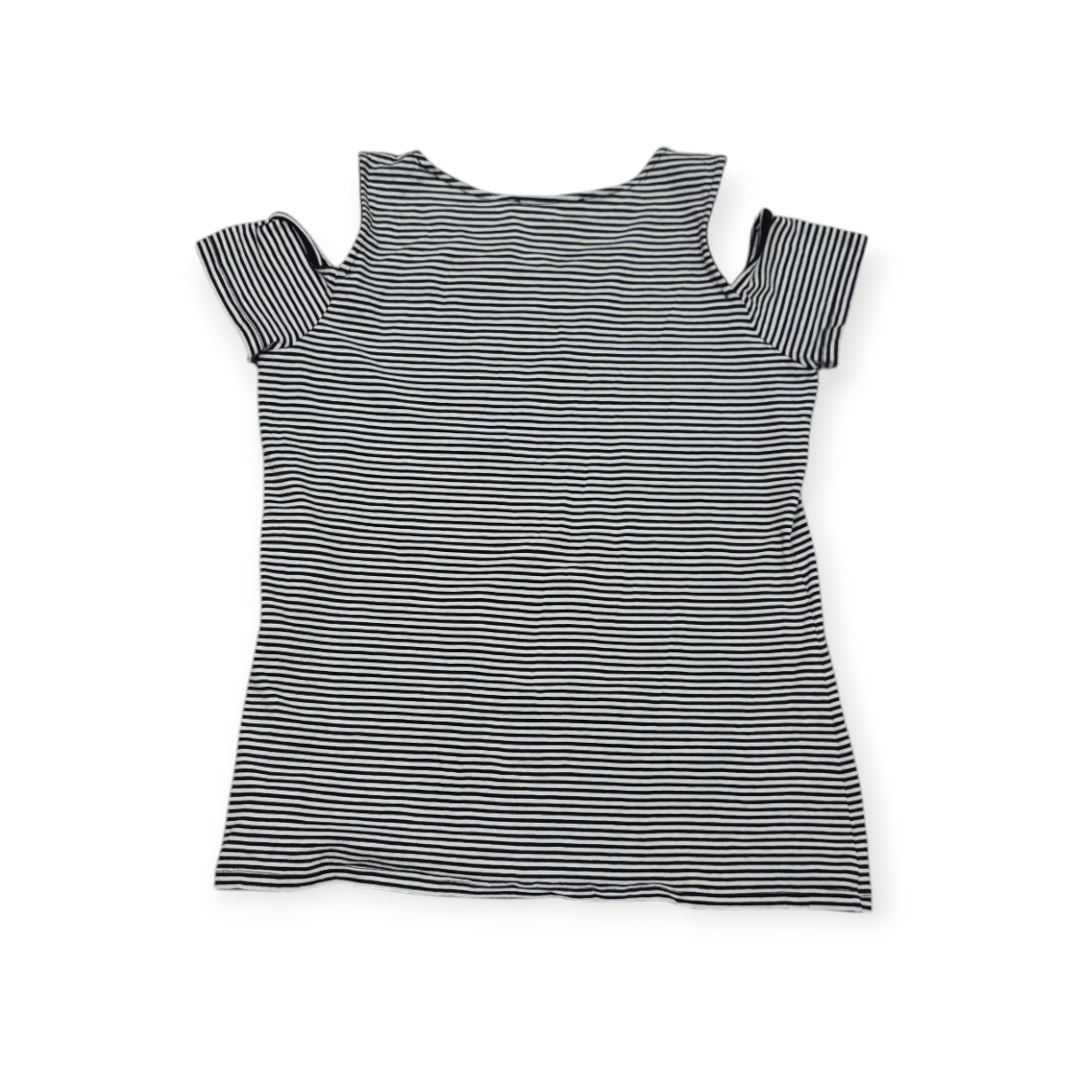 Playera Michael Kors Mediana M Lineas Blanco Negro