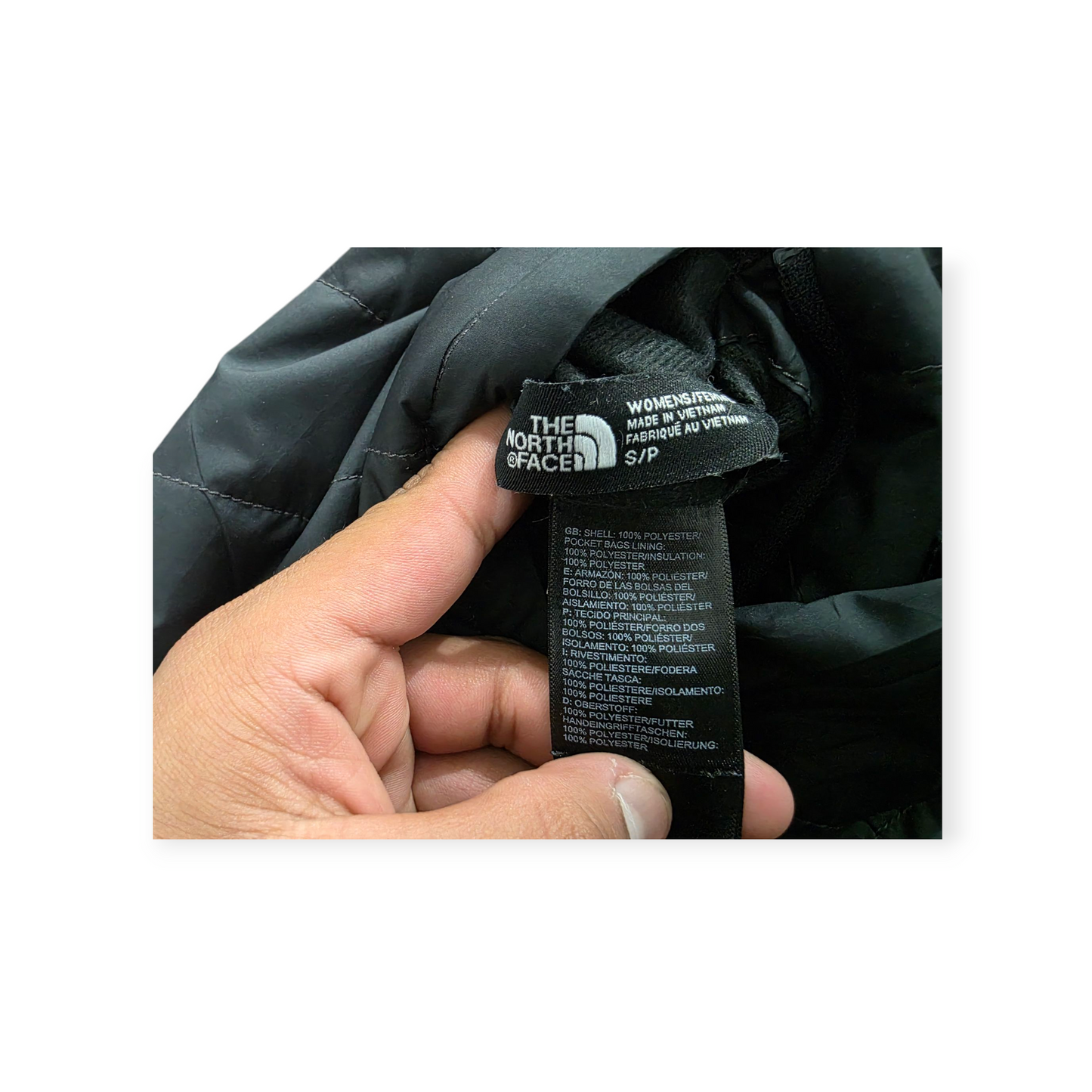 Chamarra Doble Vista The North Face Chico S Negra Con Gris
