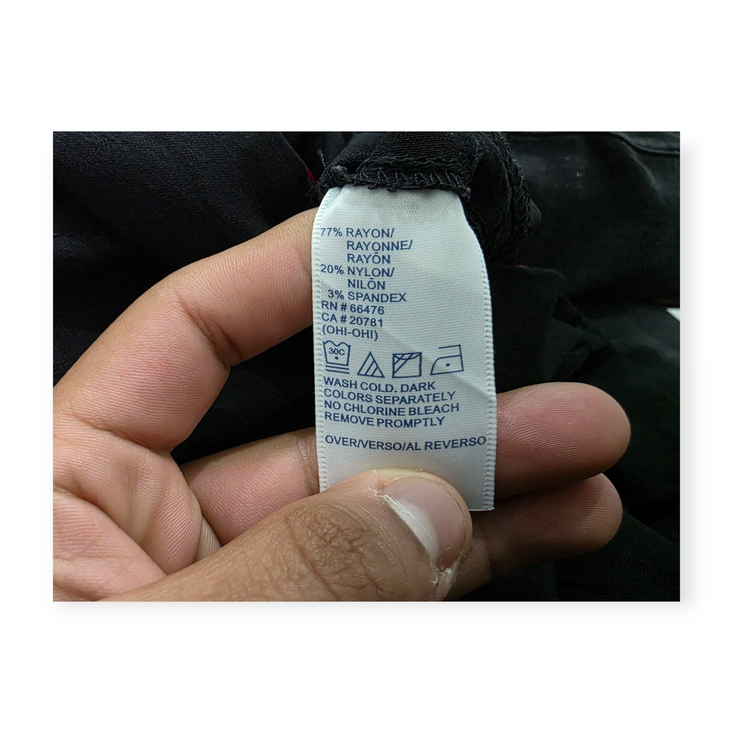 Pantalon Tommy Hilfiger De Vestir Talla 10 Color Negro