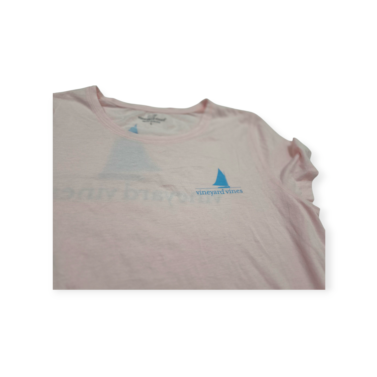 Playera Vineyard Vines Grande L Rosa Claro