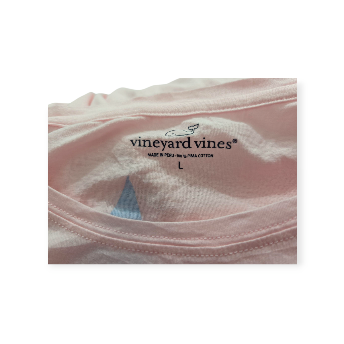 Playera Vineyard Vines Grande L Rosa Claro