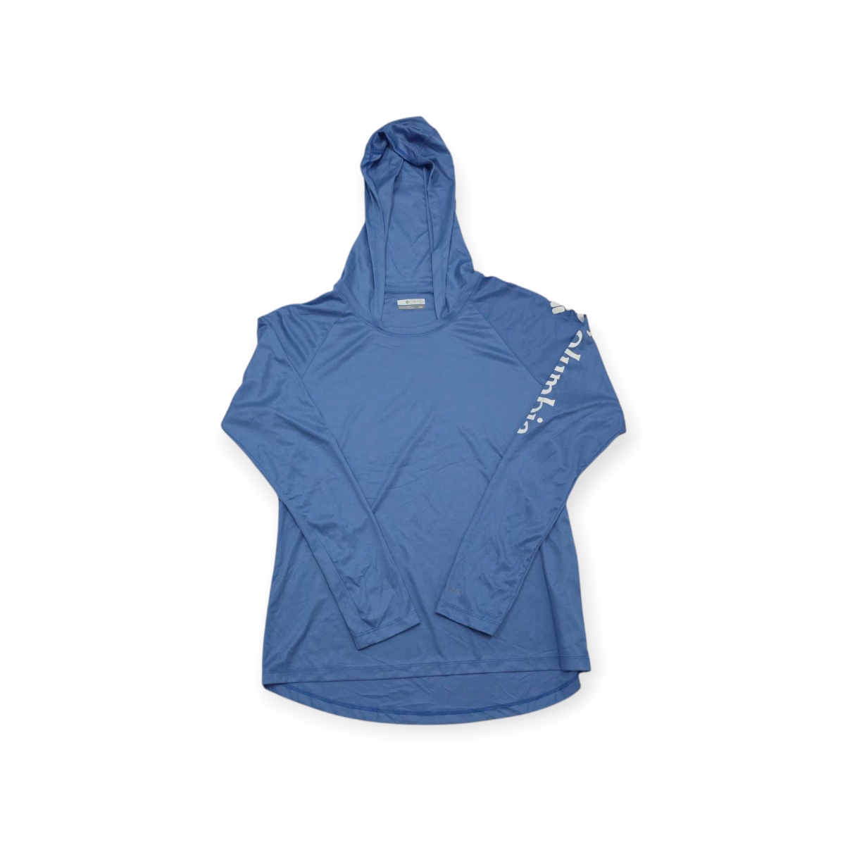 Playera Con Gorro Columbia Grande L Azul Acero