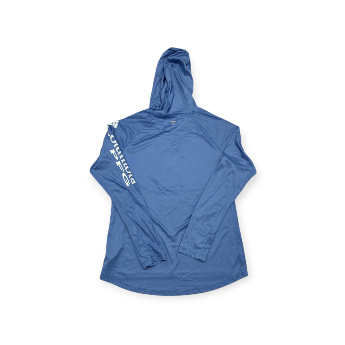Playera Con Gorro Columbia Grande L Azul Acero
