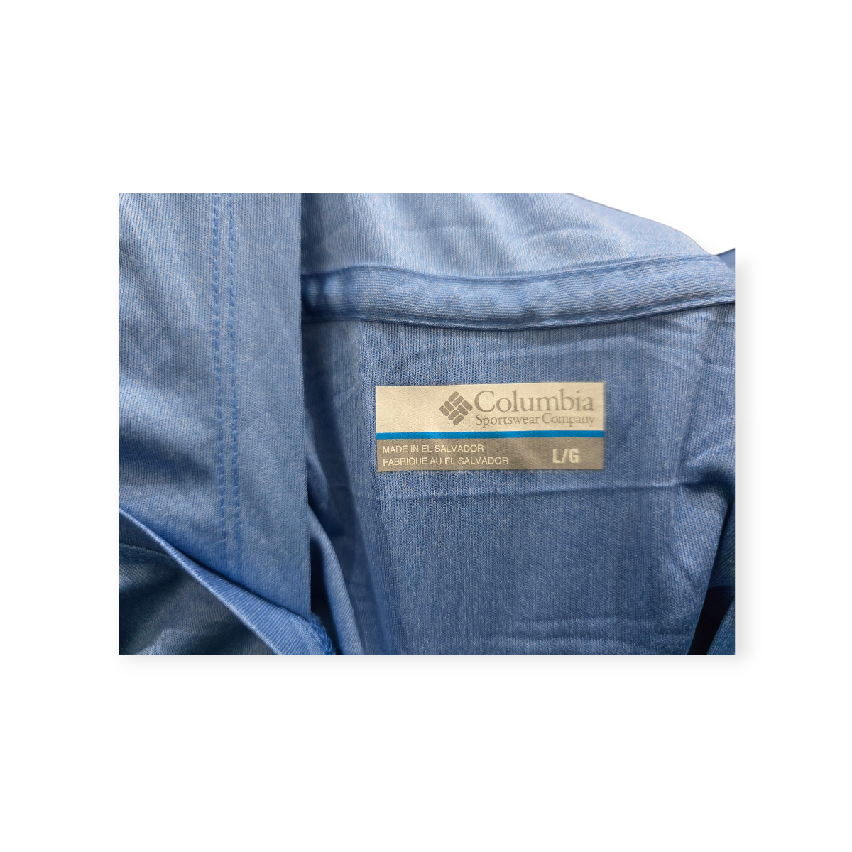Playera Con Gorro Columbia Grande L Azul Acero