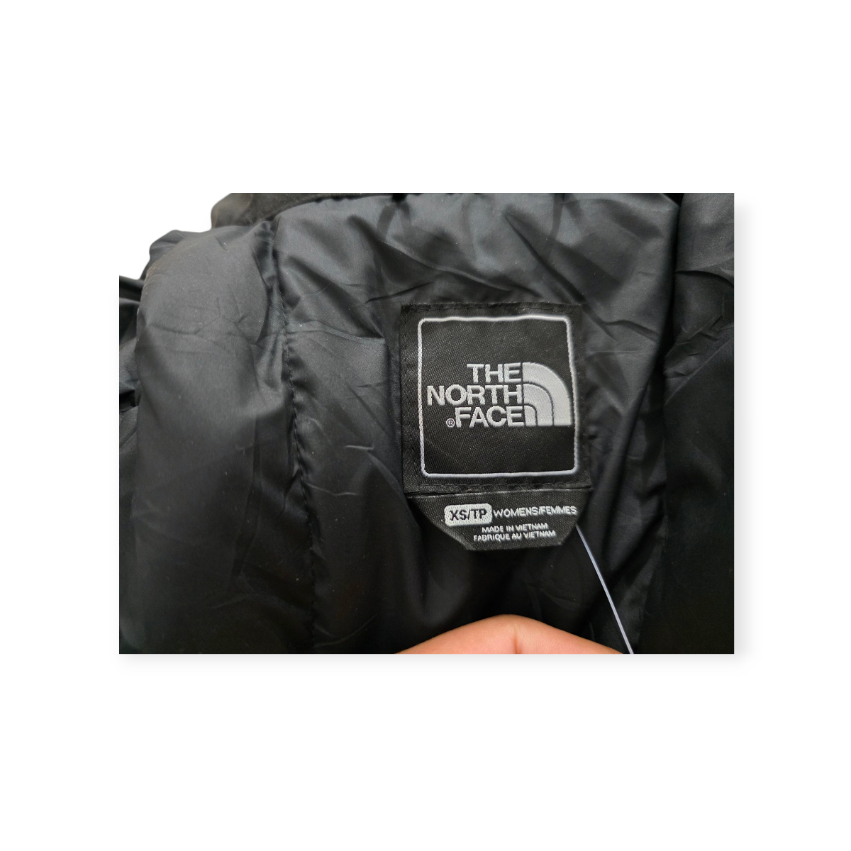 Chamarra Cazadora The North Face Xchica Xs Negra Con Detalle