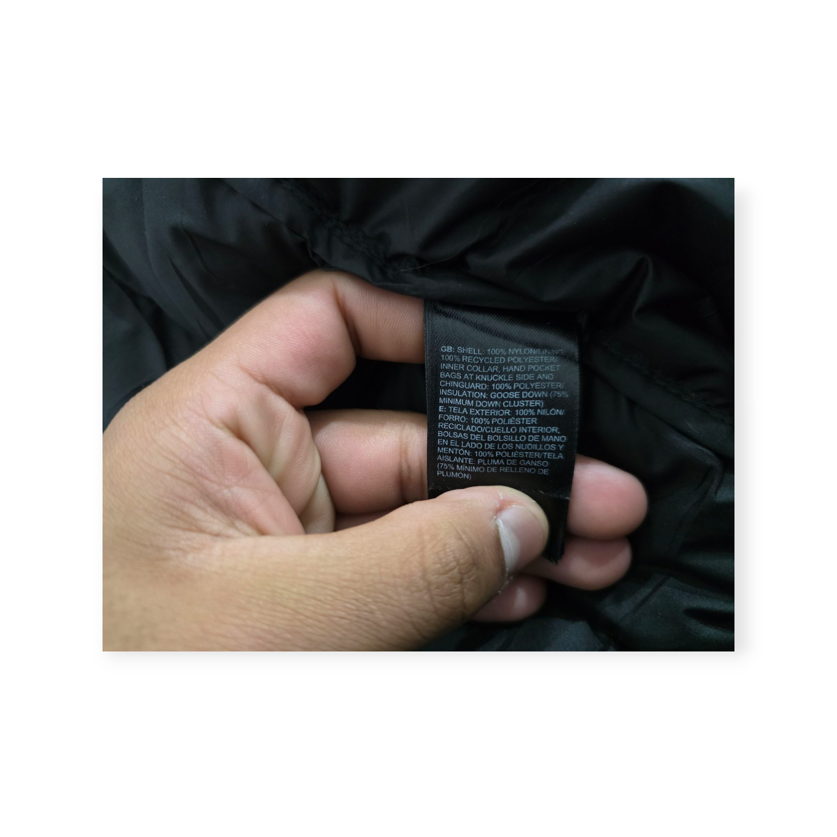 Chamarra Cazadora The North Face Xchica Xs Negra Con Detalle