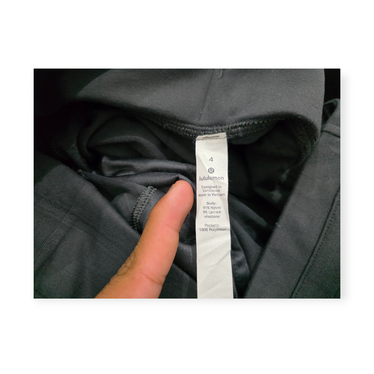 Pants Lululemon Talla 4 Color Gris Oscuro