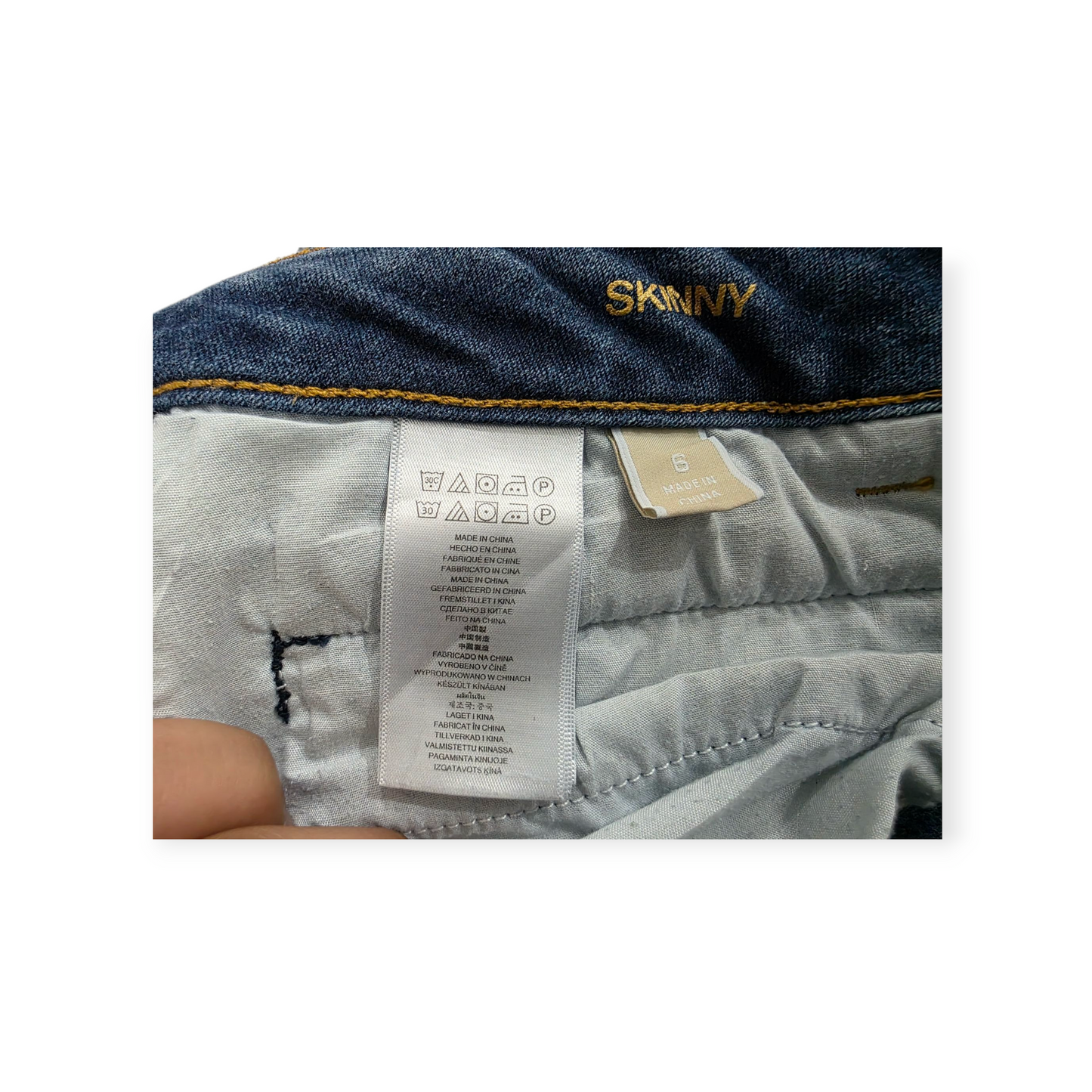 Pantalon Michael Kors Skinny Talla 6 De Mezclilla