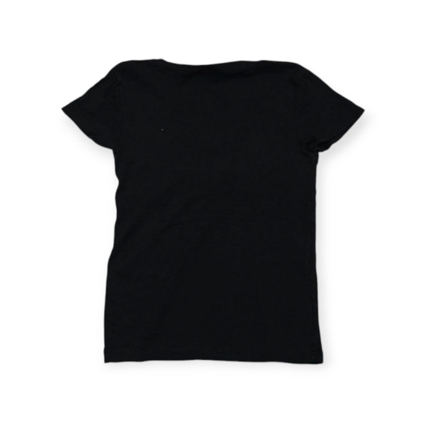 Playera Ralph Lauren Chico S Negra Pony Blanco