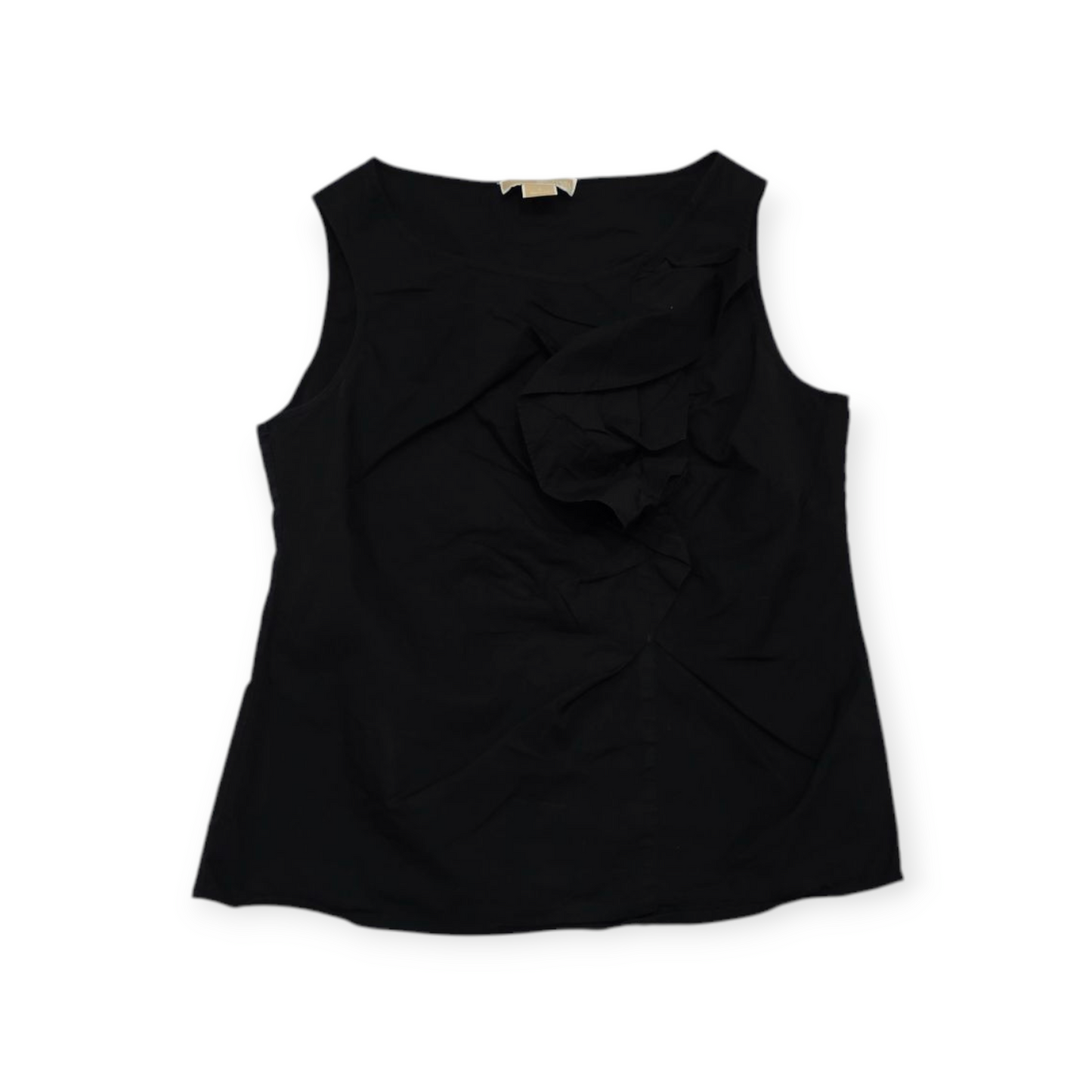 Blusa Michael Kors Talla 10 Color Negro Sin Mangas
