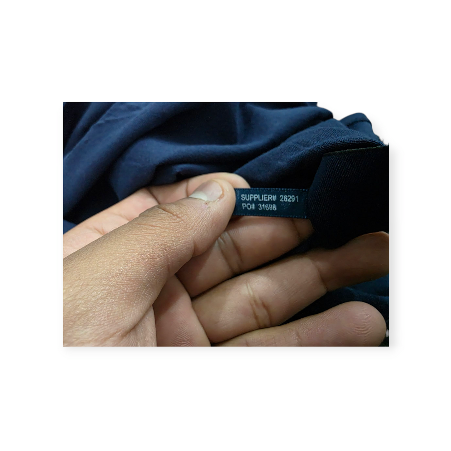 Playera Ralph Lauren Mediana M Azul Marino Pony Blanco