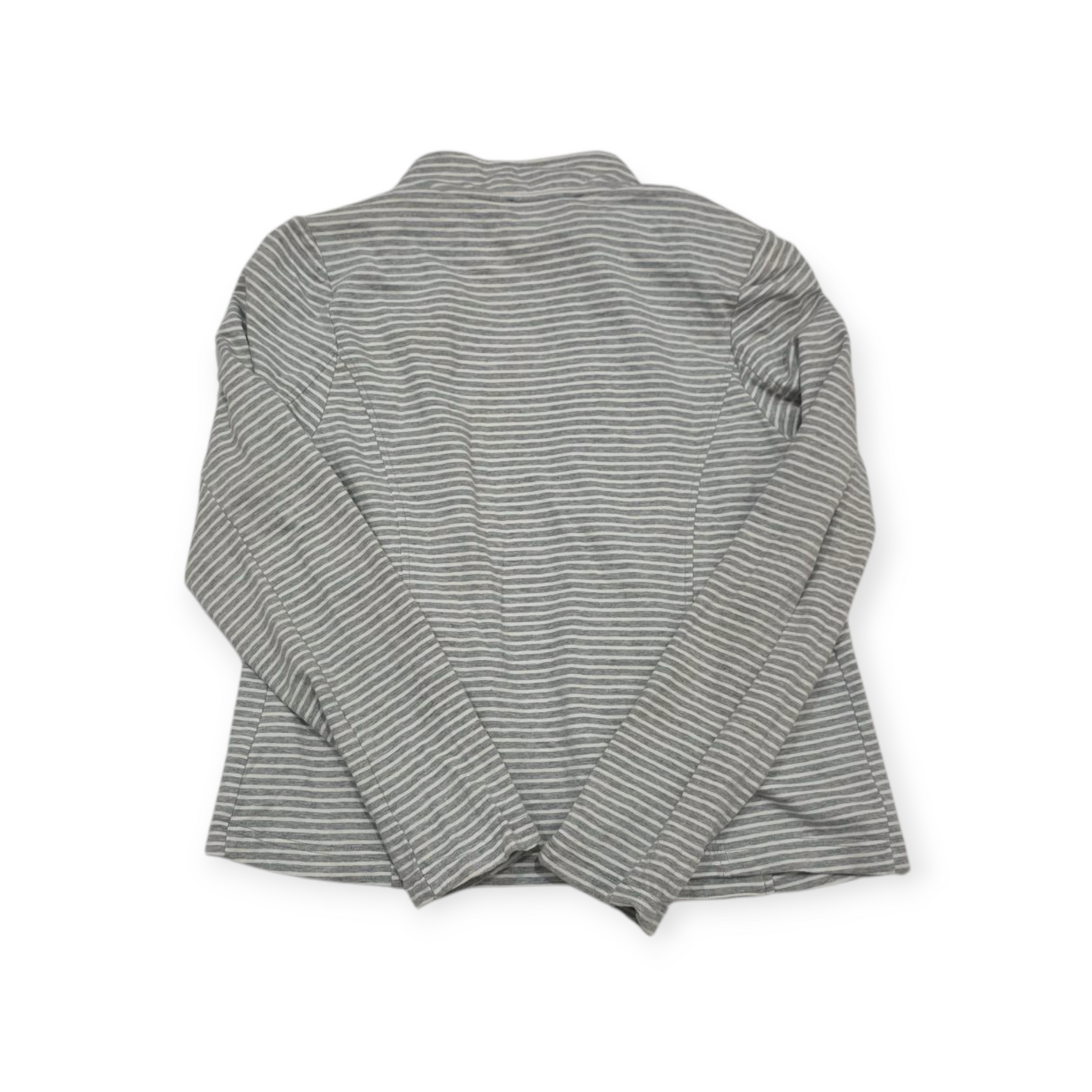 Blazer Tommy Hilfiger Mediana M Gris Claro Rayado