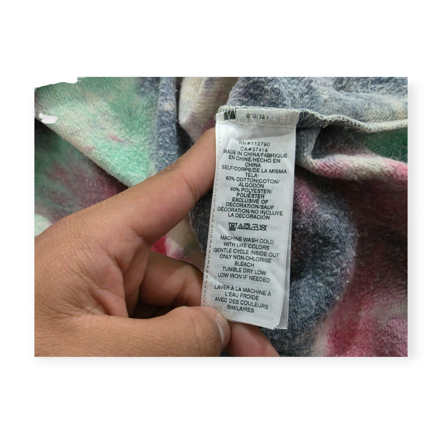 Sudadera Corta True Religion Tye Die Mediana M