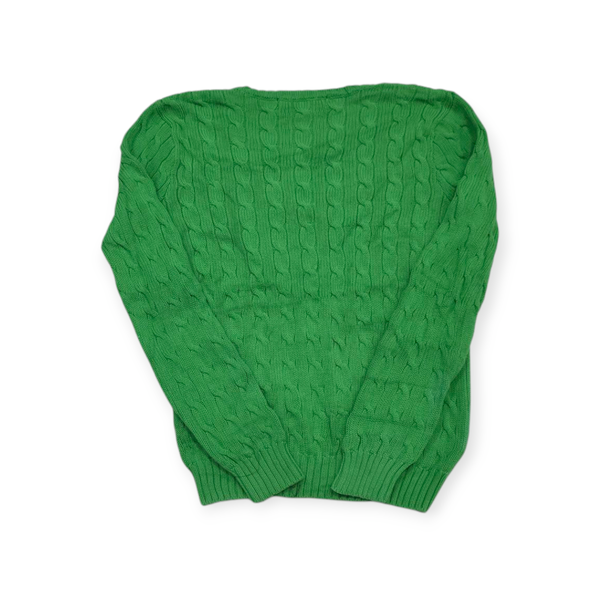 Sueter Ralph Lauren Sport Grande L Verde Con Pony Rosa