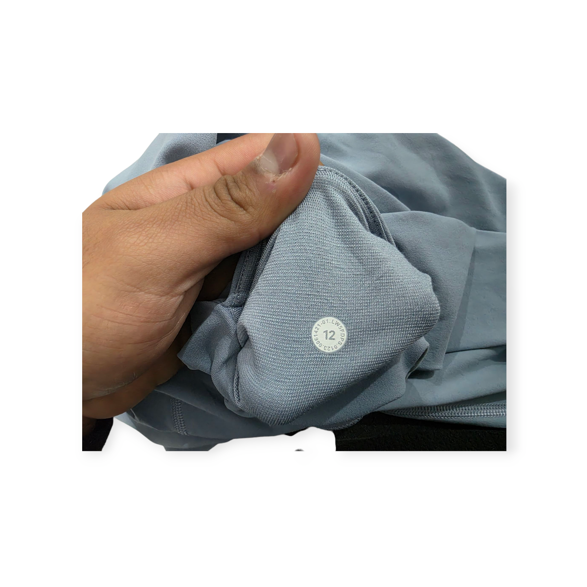 Legging Lululemon Talla 12 Azul Acero Pierna Amplia