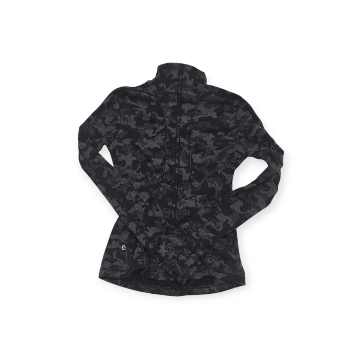 Chamarra Ligera Mujer Lululemon Talla 4 Camuflaje Gris