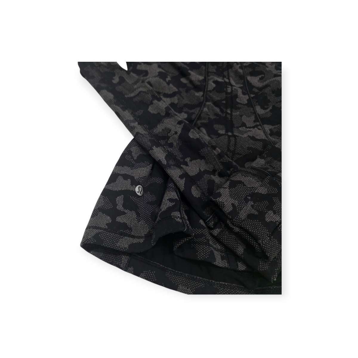 Chamarra Ligera Mujer Lululemon Talla 4 Camuflaje Gris