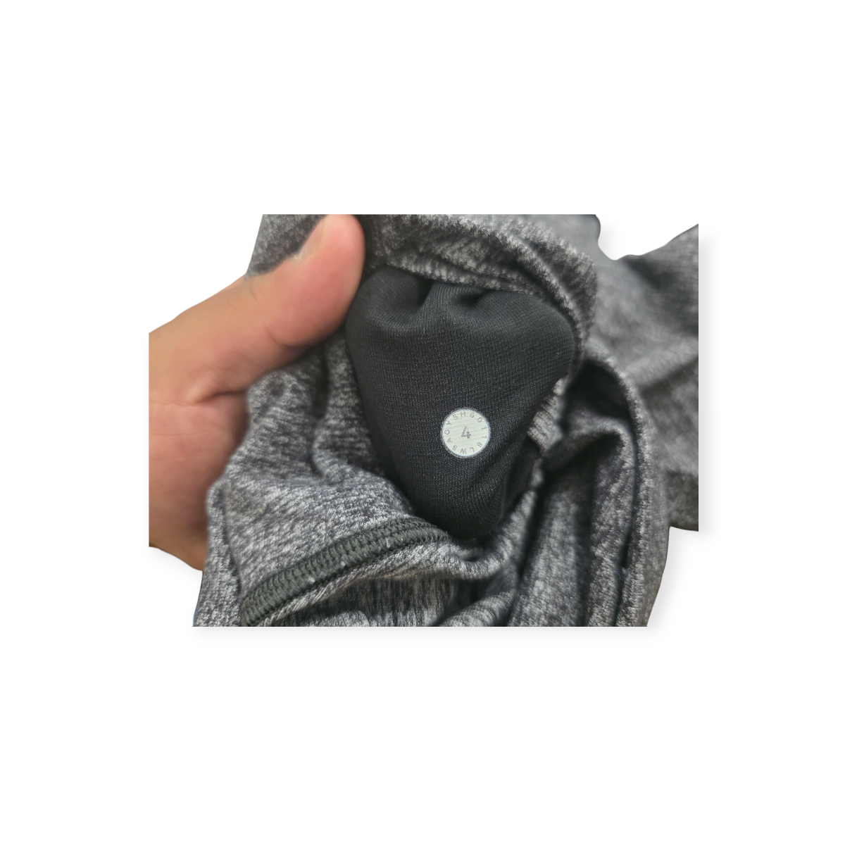 Leggins Mujer Lululemon Talla 4 Gris Jaspeado