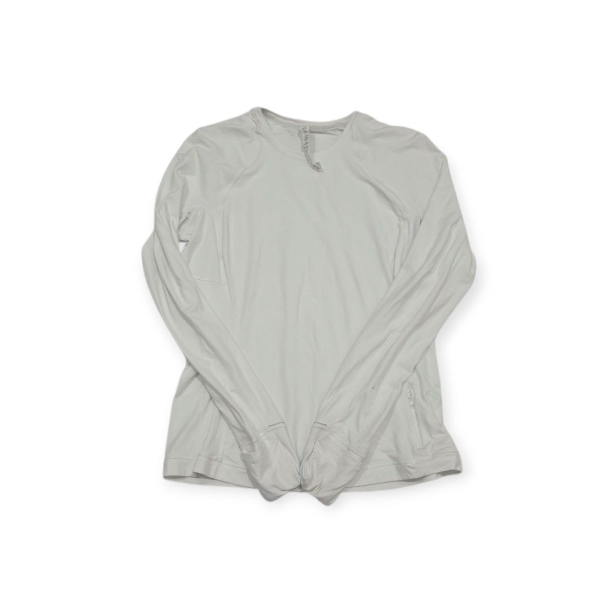 Playera Mujer Lululemon Talla 10 Blanco Manga Larga