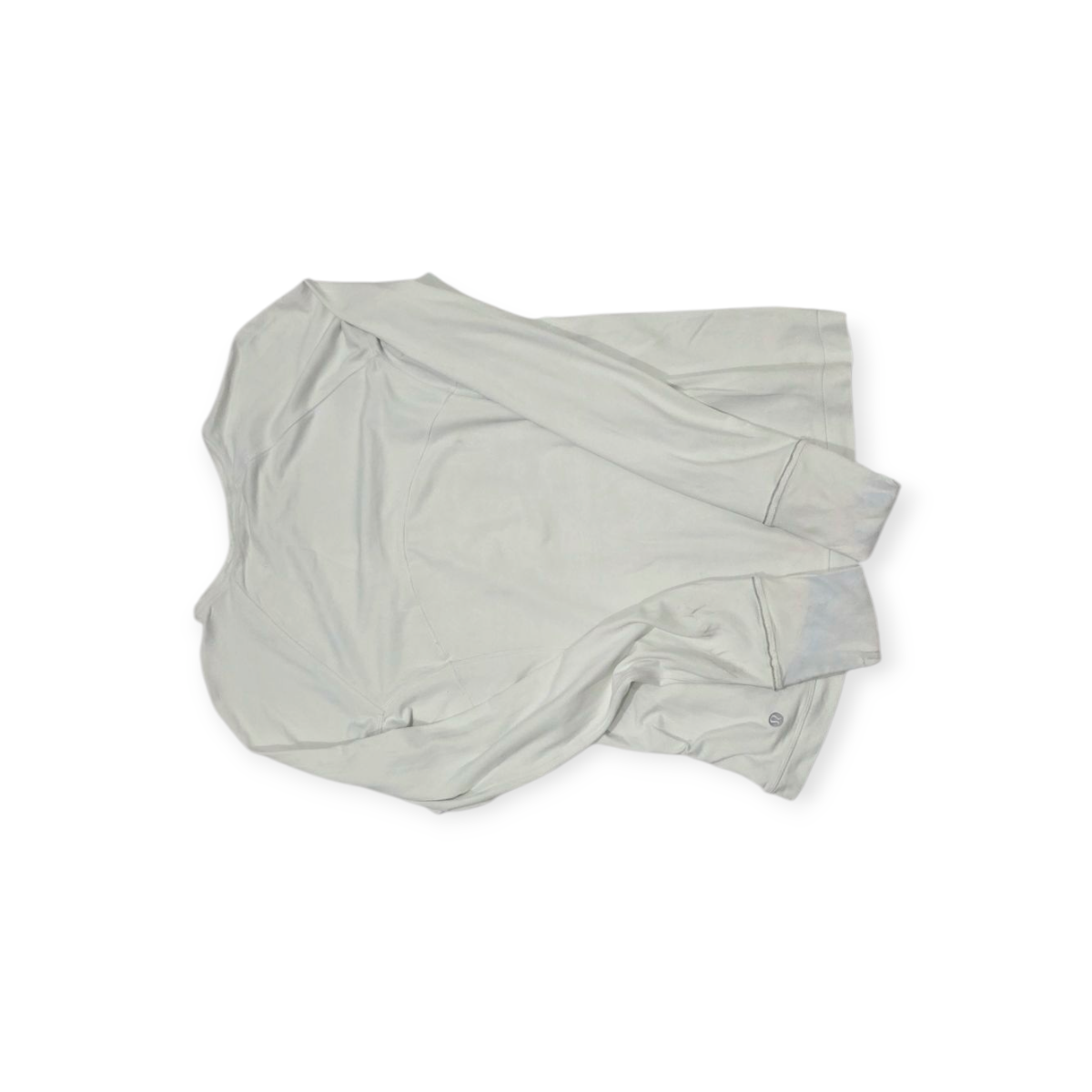 Playera Mujer Lululemon Talla 10 Blanco Manga Larga