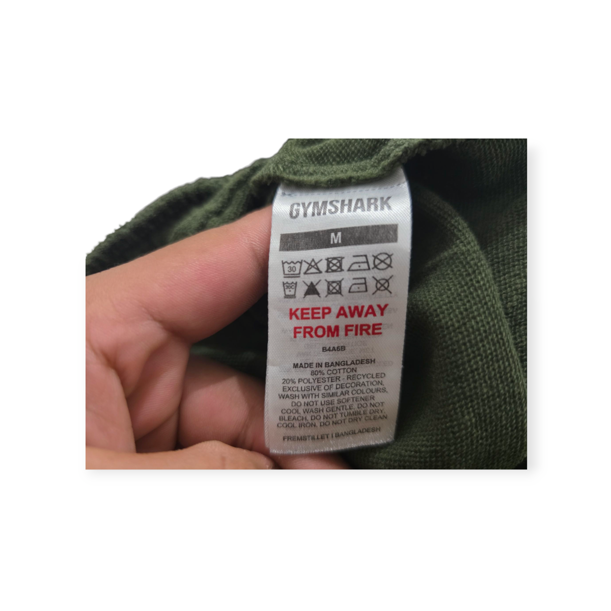 Short Mujer Gymshark Mediana M Verde Oscuro