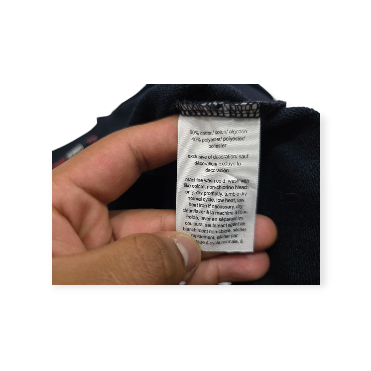 Sudadera Mujer Crop Top Azul Marino Tommy Hilfiger Mediana M