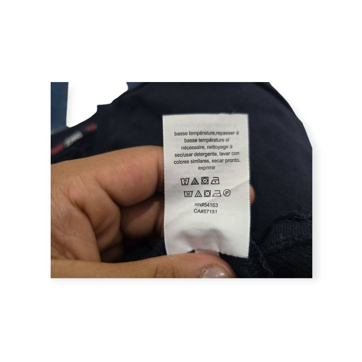 Sudadera Mujer Crop Top Azul Marino Tommy Hilfiger Mediana M