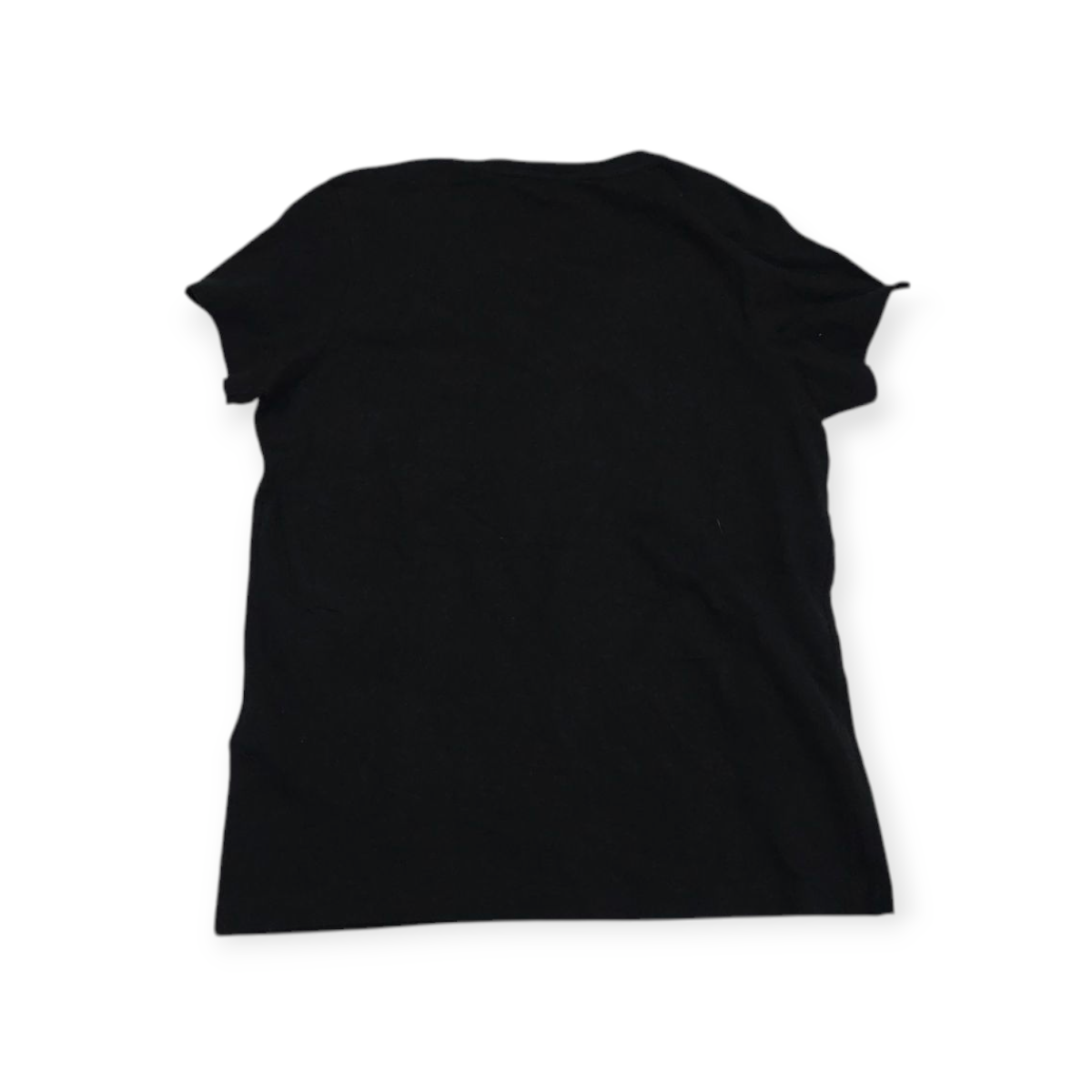 Playera Mujer Polo Ralph Lauren Mediana Negro C/pony Blanco