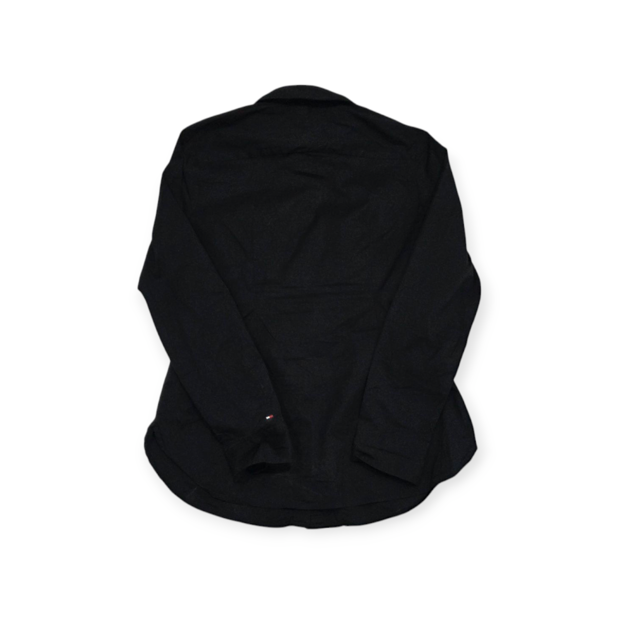 Camisa Mujer Tommy Hilfiger Talla 8 Negro Classic Fit Negra