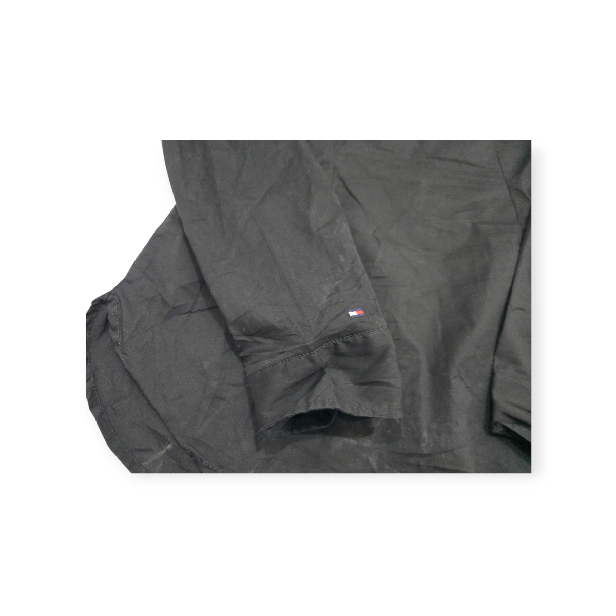 Camisa Mujer Tommy Hilfiger Talla 8 Negro Classic Fit Negra