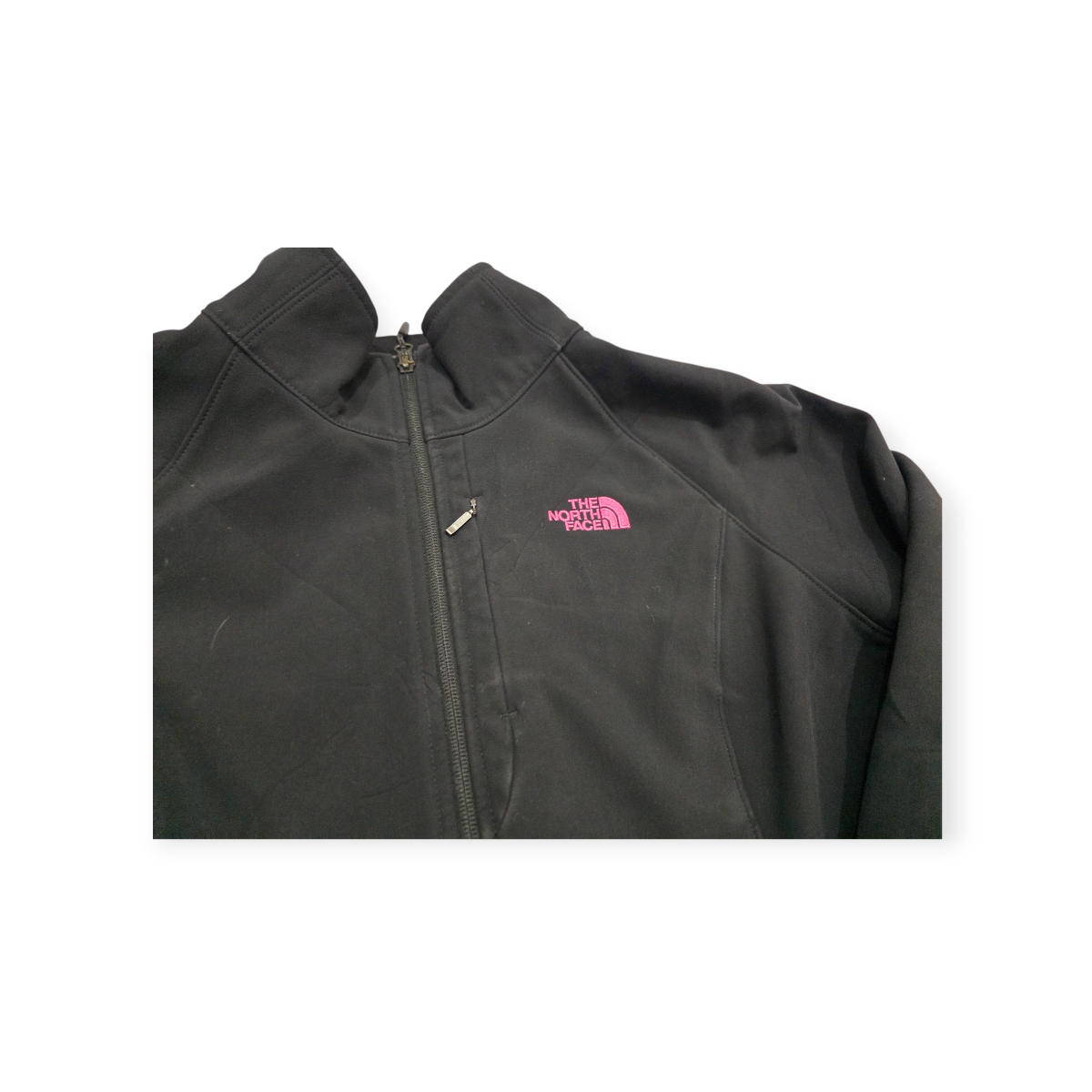 Chamarra Mujer The North Face Grande L Negra Con Rosa