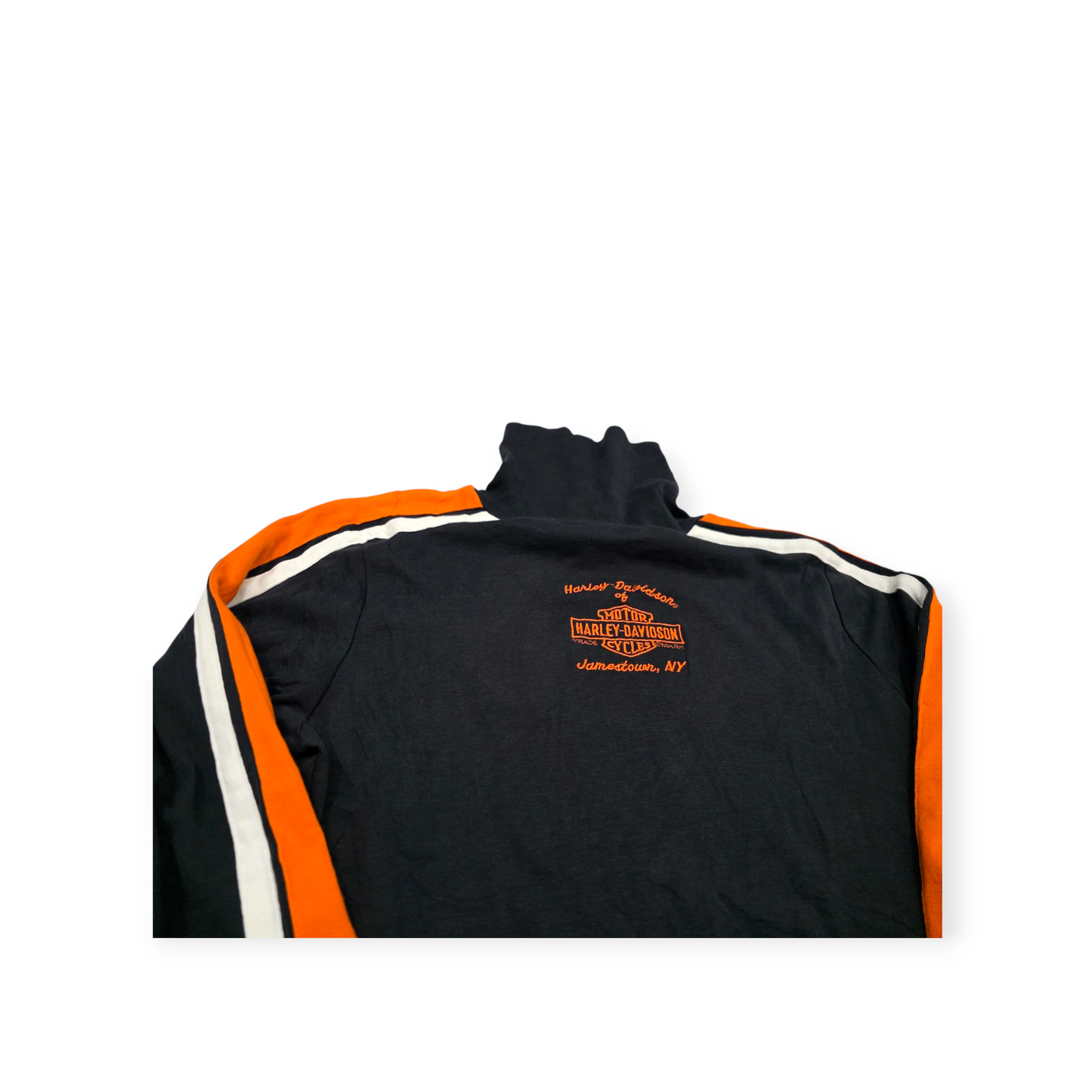 Playera Mujer Turtle Neck Harley Davidson Grande L Negra