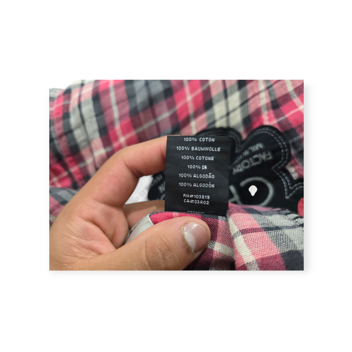 Camisa Mujer Harley Davidson Grande L Gris Con Rojo